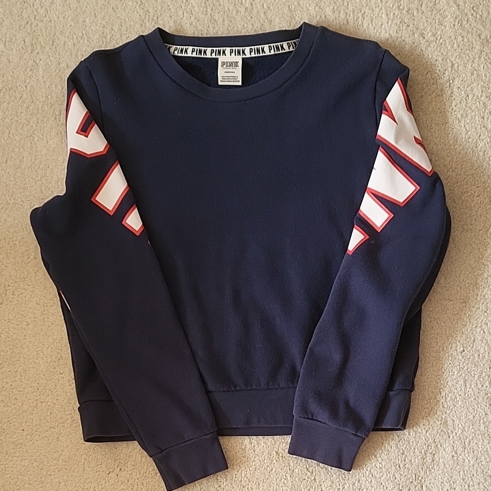 Victoria's Secret PINK Blue Sweatshirt